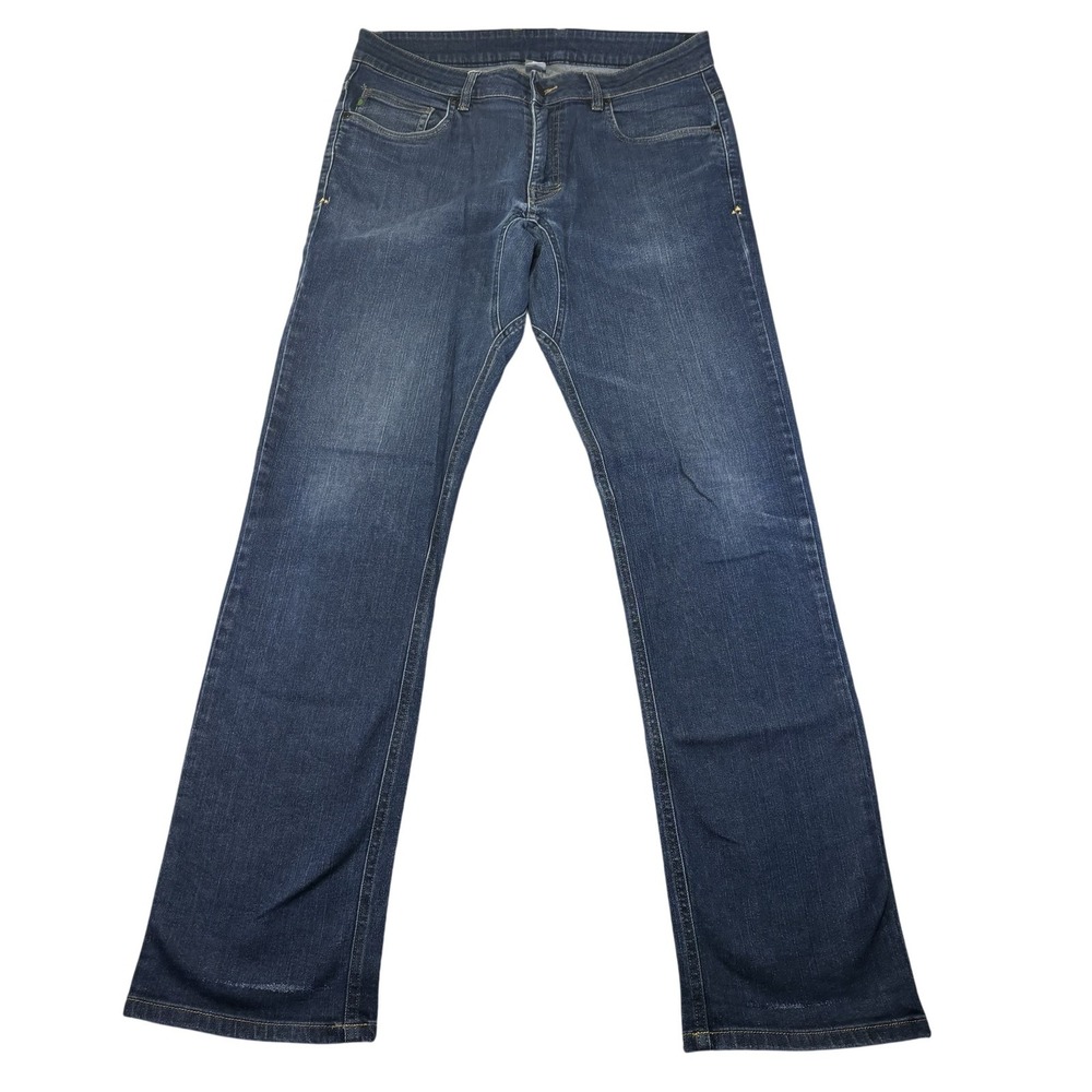 Stio Jeans Mens 33 Blue Medium Wash Regular Straight Stretch Denim Pants